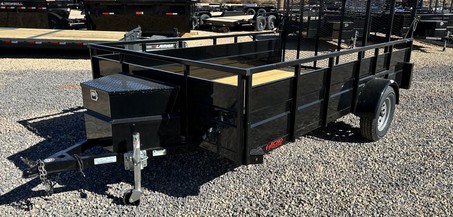 Utility Trailer Type - Single Axl (7 X 12) Wide Side Ramp